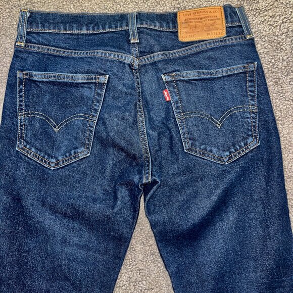 Levi's 511 Slim Fit Big E Dark Wash Jeans Men's W31 L32 - Excellent Condition - Picture 5 of 11